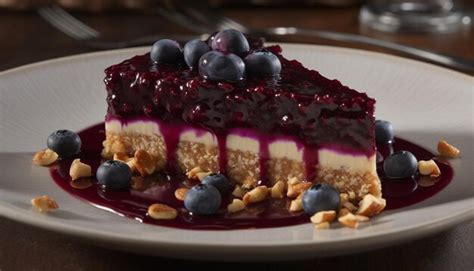 Premium Ai Image Indulgent Homemade Berry Cheesecake On Wooden Plate