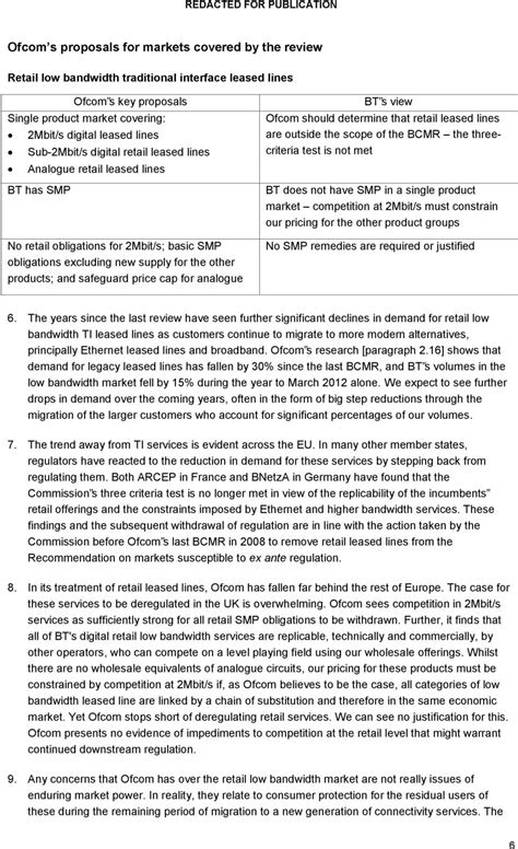 Ofcom Market Review