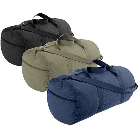 24 Inch Canvas Military Duffle Bag