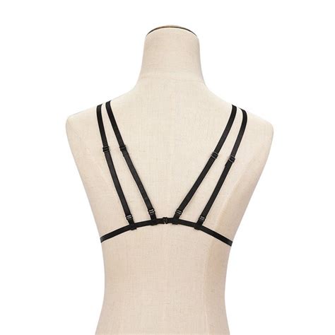 Harness Cage Bra Erotic Lingerie See Through Cupless Bra Sexy Etsy