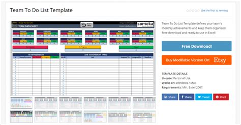 Project List Template Excel