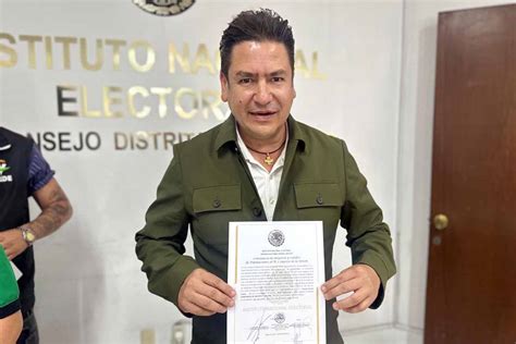 Ricardo Astudillo Recibe Constancia Como Diputado Del Ii Distrito Federal