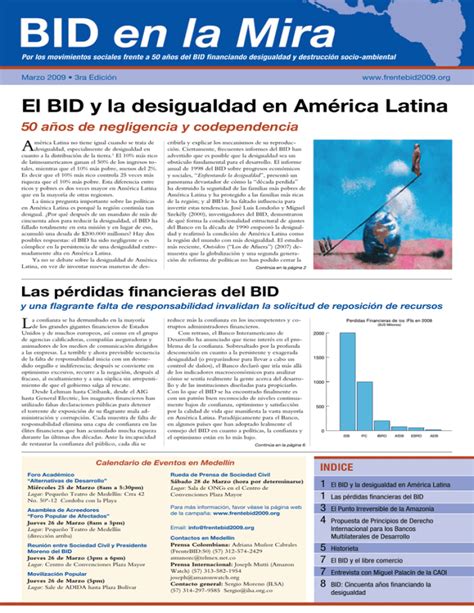 El BID y la desigualdad en América Latina