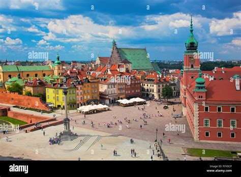 Old Town In Warsaw Poland Stock Photo Alamy