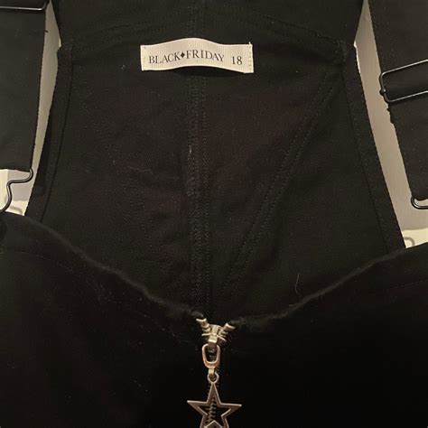 Dangerfield Black Friday Overalls Size 18 Depop