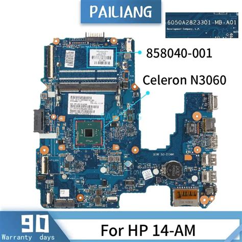 Pailiang Placa Base Para Ordenador Port Til Hp Am A