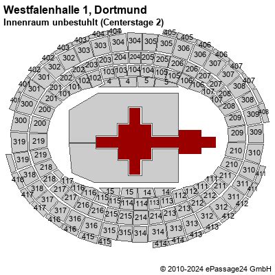 Westfalenhalle Dortmund Innenraum Unbestuhlt Centerstage Mit Trib Ne