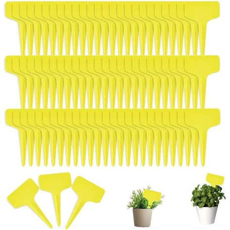 Jardin étiquettes 100Pcs Plant étiquettes étiquettes en Plastique