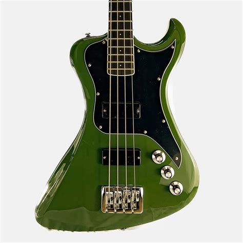 Dunable R2 Bass De Olive Green Motor City Guitar