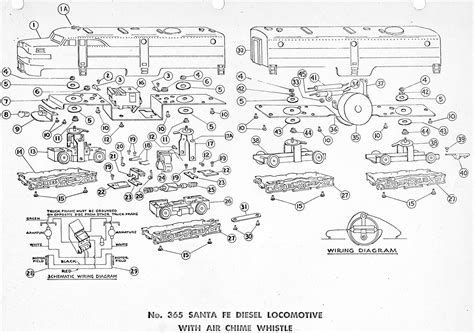 American Flyer Locomotive 365 Parts List & Diagram - TrainDR