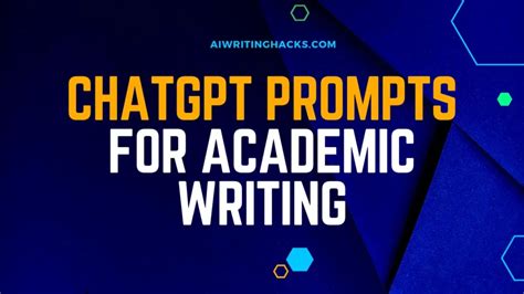 52 BEST ChatGPT Prompts For Academic Writing 2023