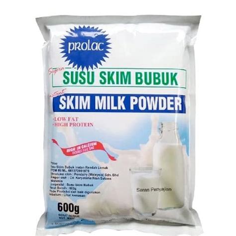 Jual Susu Skim Bubuk Prolac 600gr Skim Milk Powder Prolak Low Fat