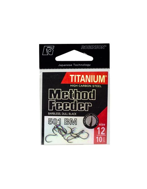 Haczyki Robinson Titanium Method Feeder Roz