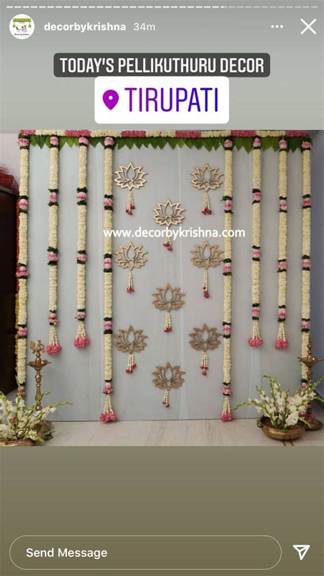 Pin By Ciyama Mayooran On Try Simple Stage Decorations Ganpati