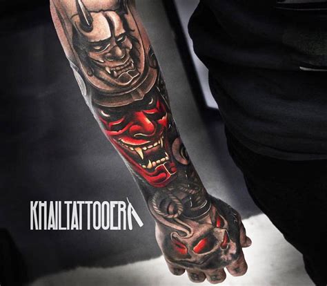 Samurai Mask Tattoo / Oni Mask Tattoos Designs, Ideas and Meaning | Tattoos For You - Thenobel02 ...