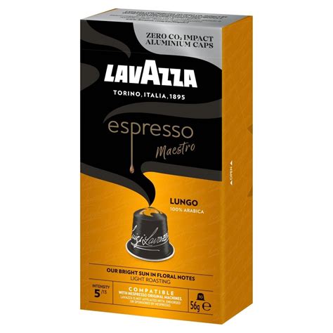 Lavazza Espresso Maestro Lungo Kawa palona mielona w kapsułkach 56 g