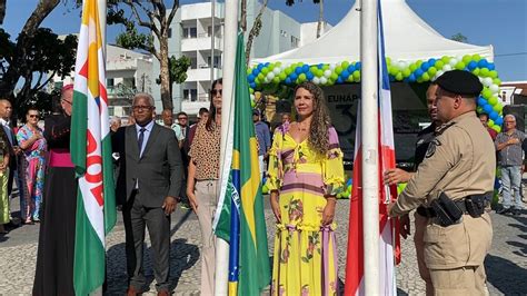 Eun Polis Celebra Anos De Emancipa O Pol Tica Em Cerim Nia C Vica