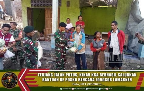 TNI AD On Twitter Terjang Jalan Putus Kikav KKA Berhasil Salurkan