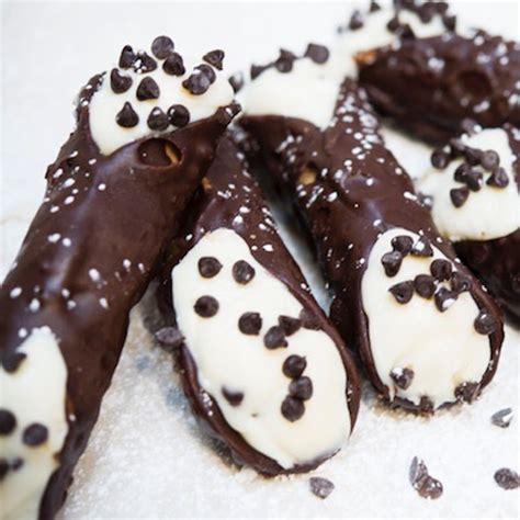 Mini Chocolate Covered Cannoli