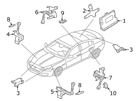 Jaguar Xf Height Sensor Rear Sensor Suspension Ride Height Sensor Rear Left T4n1105