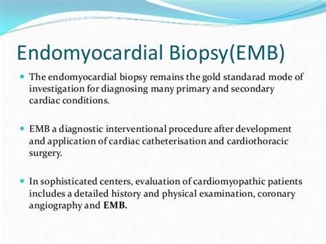 An Approach To Myocardial Biopsy Interpretation