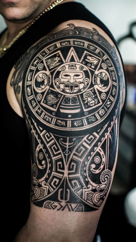 Aztec Tribal Tattoo Sleeve Ideas | Everything You Need To Know - Know ...