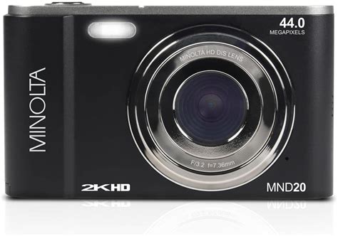 Minolta Mnd Mp K Ultra Hd Digital Camera Black All In One