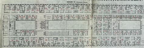 Titanic: Plan of First Class Accommodation | Encyclopedia Titanica