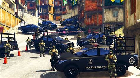 BOPE FAZ OPERAÇÃO NA FAVELA DA BARRAGEM PARA RETIRAR BARRICADAS GTA 5