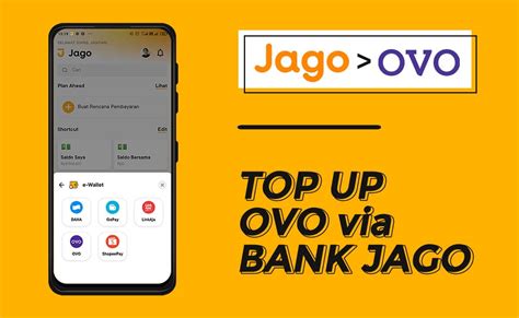 Cara Top Up Saldo OVO Dari Bank Jago Gratis Tanpa Admin 2023