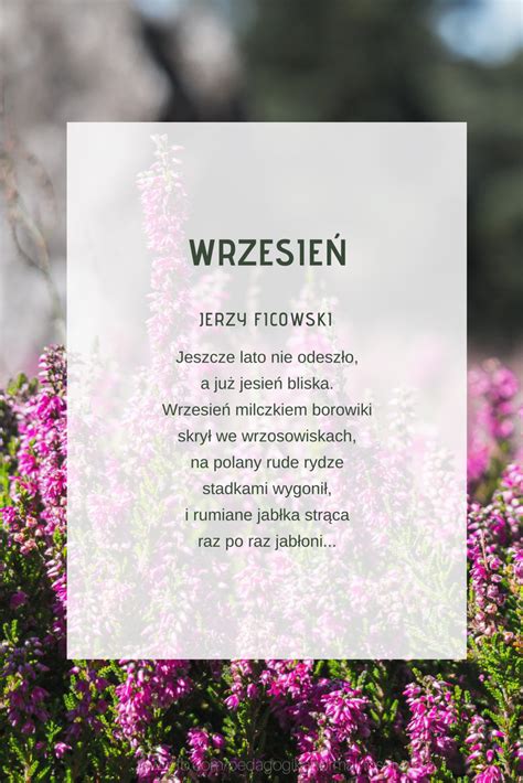 Krótkie Wiersze O Jesieni Swiatcytatow Art