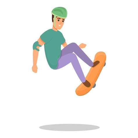 Premium Vector Skateboarding Extreme Icon Cartoon Of Skateboarding