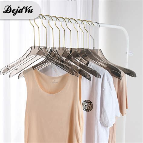 Dejavu Gantungan Baju Transparan Hanger Pakaian Gantung Lemari Hanger