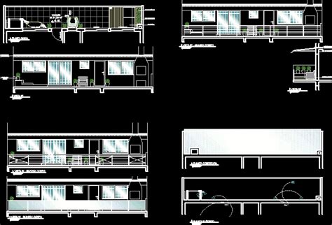 Detalle De Baranda En AutoCAD Librería CAD