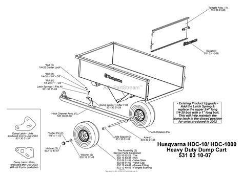 Husqvarna Hdc Dump Cart Parts Diagram For Heavy Duty Dump Cart