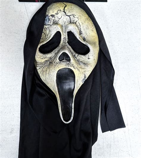 Scream 6 VI 2023 Ghost Face Aged Mask Official Fun World Licensed ...