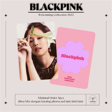 Jual Photocard Blackpink Welcoming Collection Unofficial