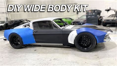 Building A Diy Wide Body Kit For My Mid Engine 67 Ford Mustang Fastback Wide Body Kits Auto