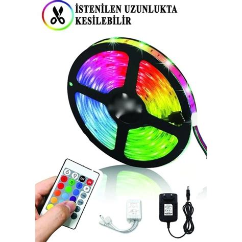 Ledon Şerit LED Işık Rgb 5 Metre Hazır Set Tak Çalıştır Fiyatı