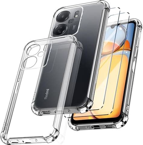 New Teck Coque Pour Xiaomi Redmi C Verre Tremp Protection Cran