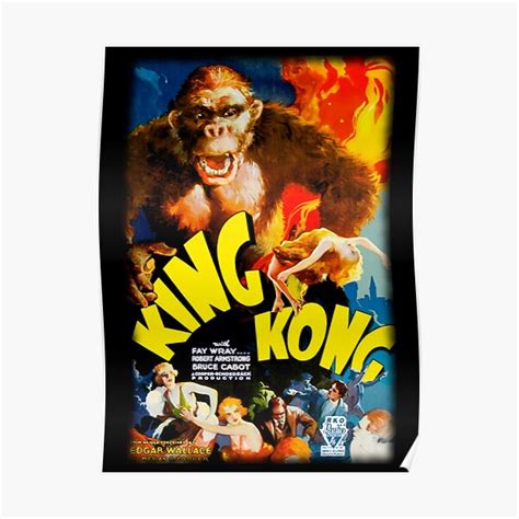 "King Kong - 1933 Promotional Poster." Poster by OriginalDP | Redbubble