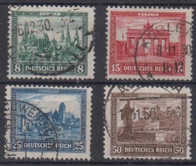 Stamps24 De Briefmarken 450 Deutsches Reich Nothilfe Nr 450 453