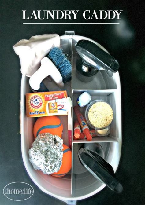 Laundry Stain Caddy Via Firsthomelovelifecom Bathroom Cleaning Hacks