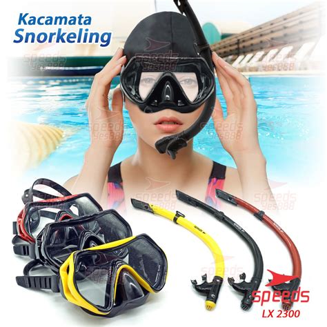 Jual Kacamata Renang Snorkeling PVC SPEEDS Untuk Selam Snorkel Diving