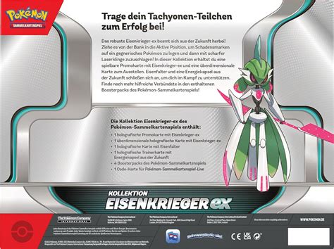 Pokemon Eisenkrieger Ex Kollektion DEUTSCH NEU OVP 4 Booster