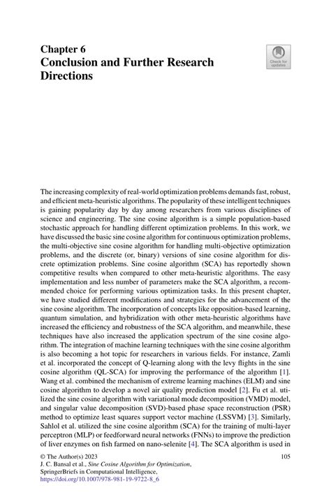 (PDF) Conclusion and Further Research Directions