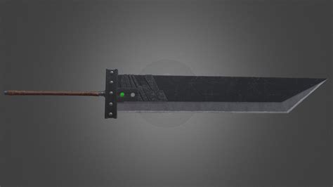 Final Fantasy VII Buster Sword 3D Model By Harunali3D 510507e