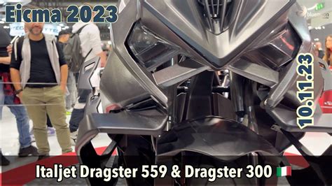 Italjet Dragster 559 Dragster 300 Eicma 2023 YouTube