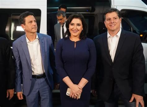 Três presidentes de partidos não acompanharam seus candidatos no debate