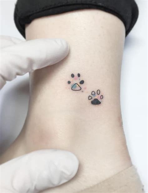 30+ Dog Paw Tattoos: How To Get A Dog Paw Tattoo | Beautiful small ...